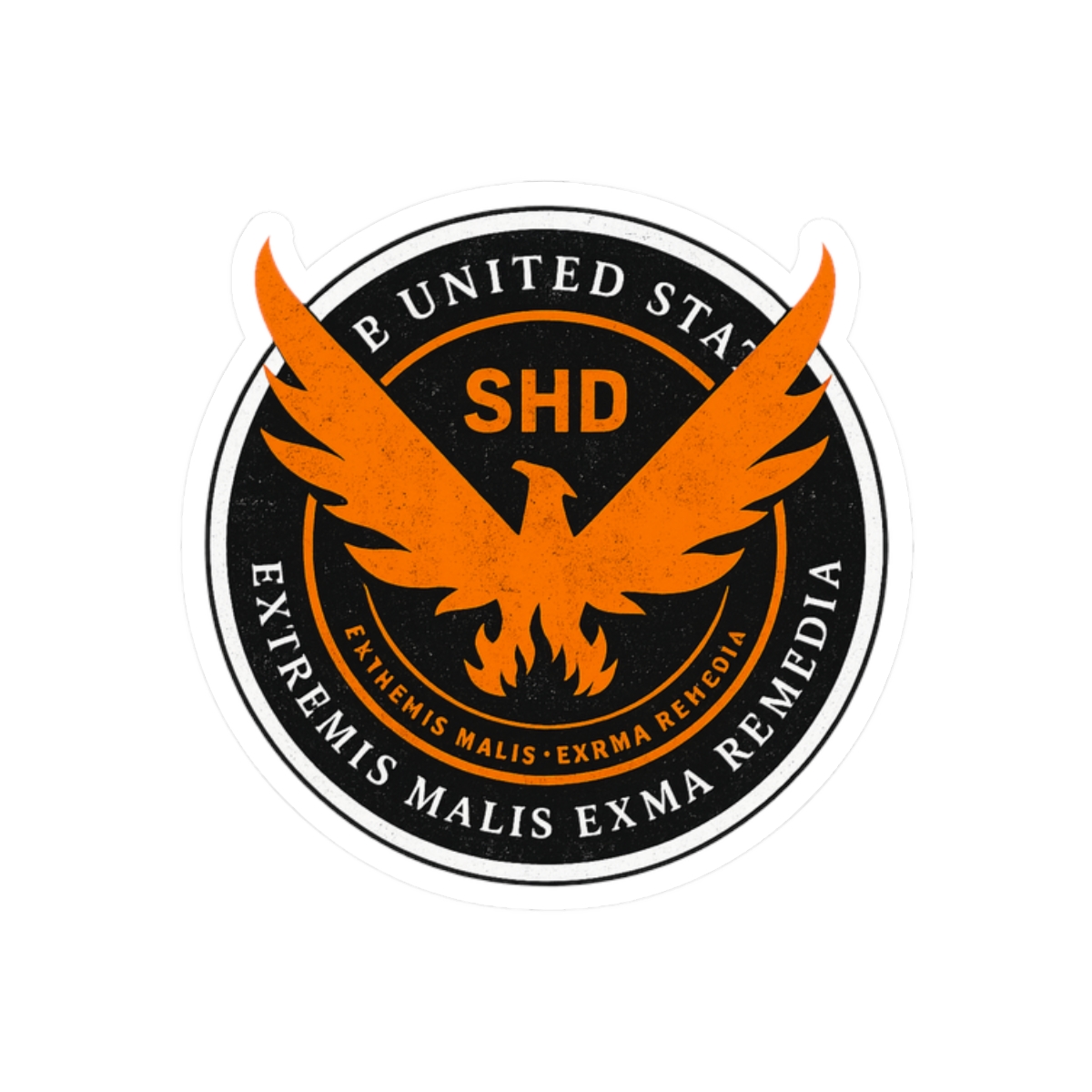 The Division SHD Eagle Emblem Sticker | Bold Gaming Decal - alternate angle 3, merchandise