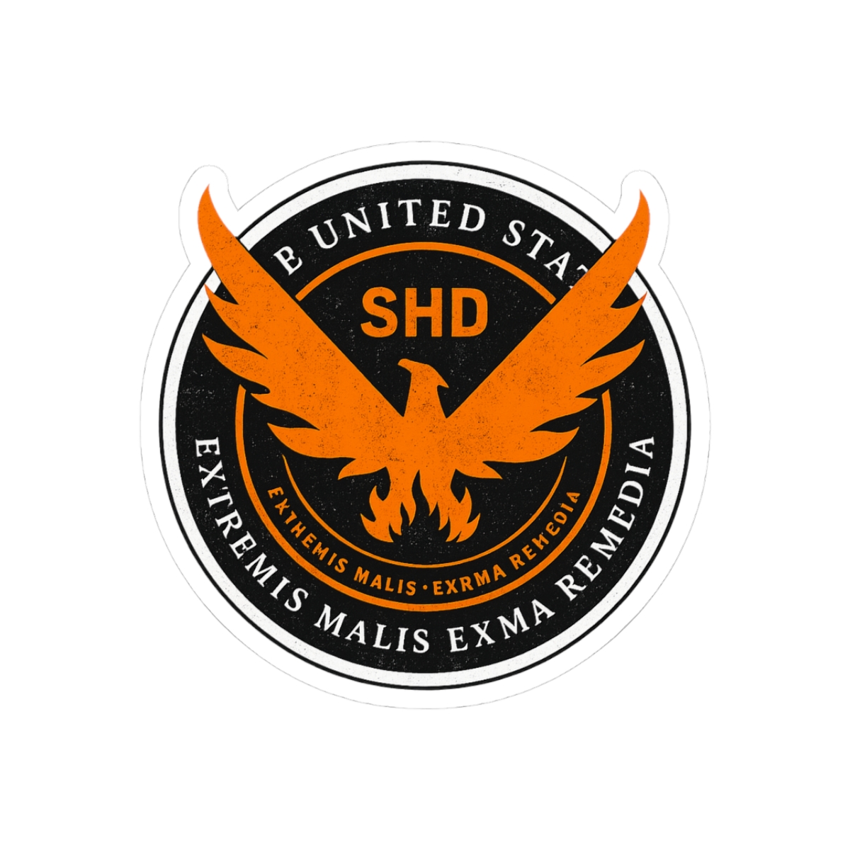 The Division SHD Eagle Emblem Sticker | Bold Gaming Decal