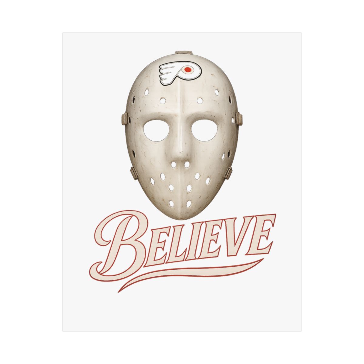 Bernie Parent Goalie Mask Believe Hockey T-Shirt