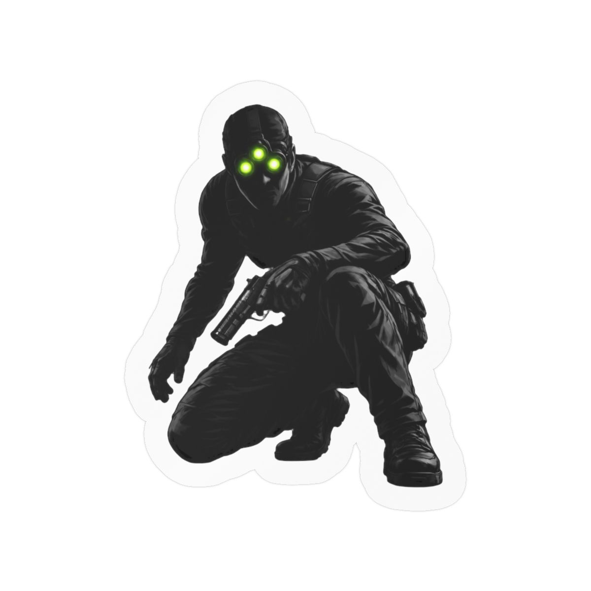 Splinter Cell Stealth Gamer Sticker | Bold Vinyl Decal - Official Stickers merchandise
