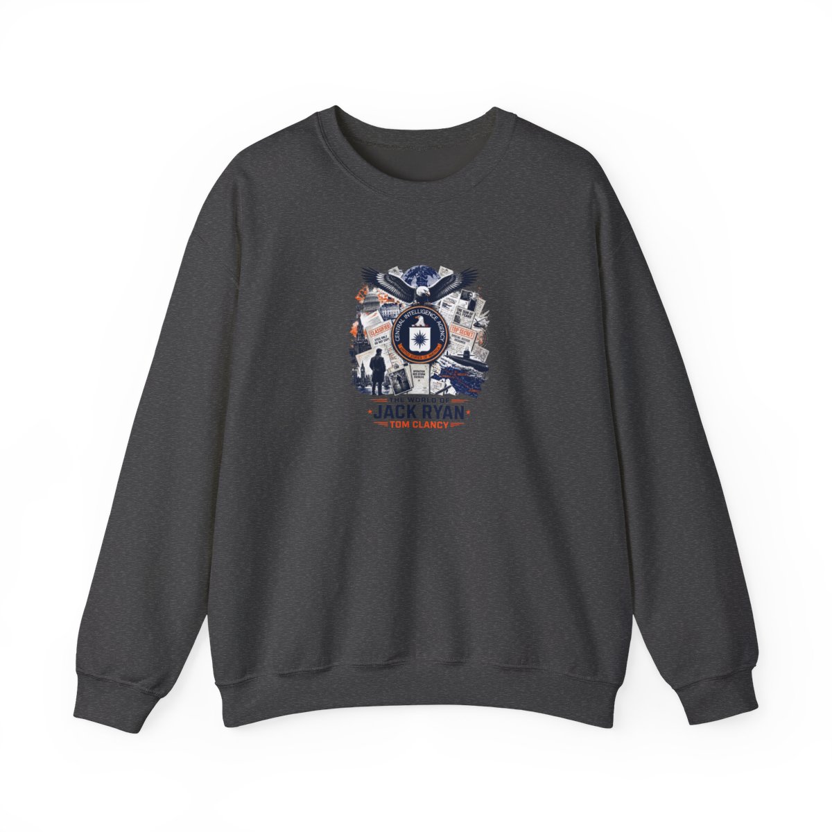 Tom Clancy "The World of Jack Ryan - Tom Clancy" Crewneck - Official Sweatshirts merchandise