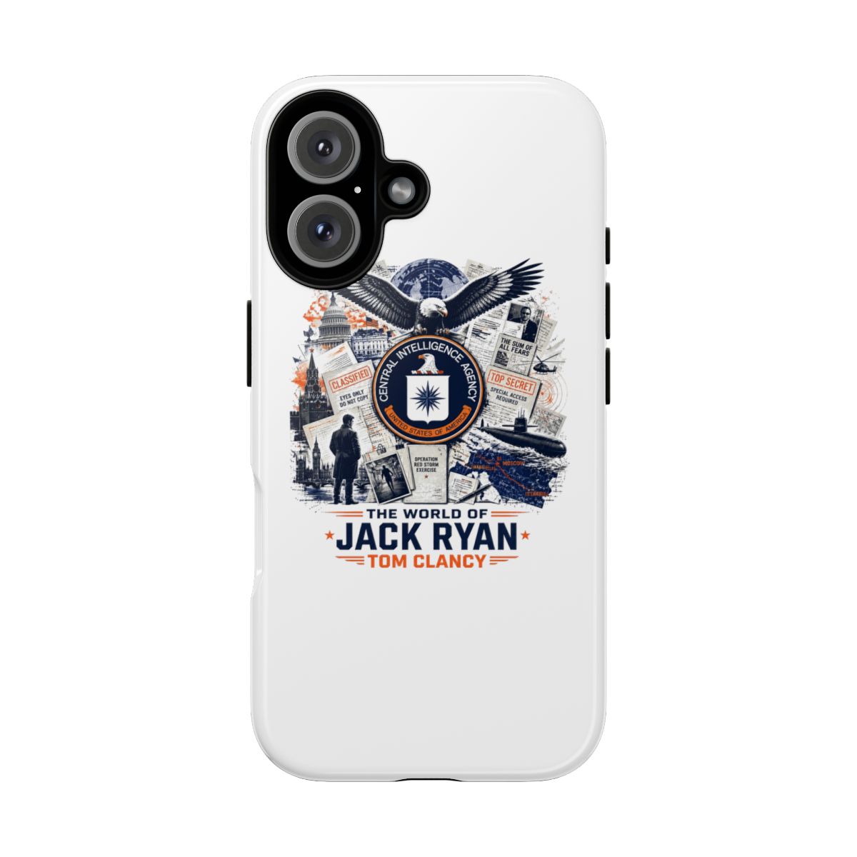 Tom Clancy "The World of Jack Ryan - Tom Clancy" Phone Case