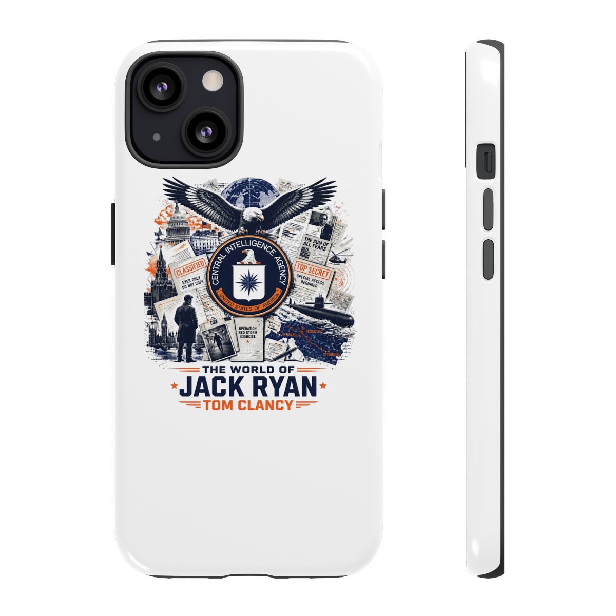 Tom Clancy "The World of Jack Ryan - Tom Clancy" Phone Case - alternate angle 3, merchandise
